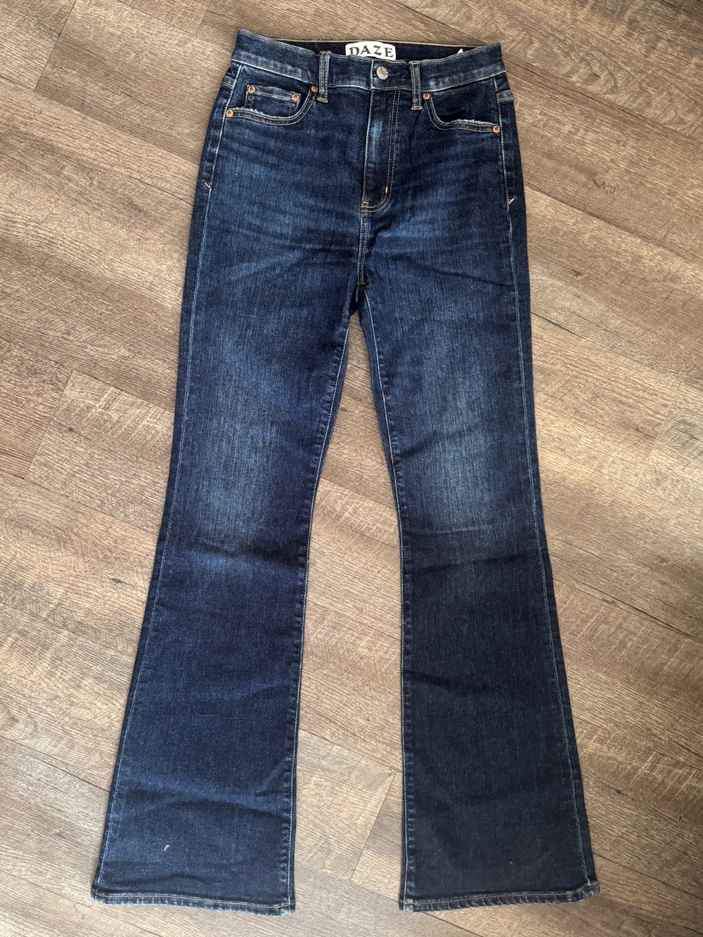 DAZE Brand NEW Never WornWomen's Dark Indigo Flare Jeans